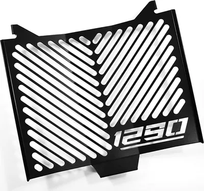 Zdjęcie produktu dla Osłona chłodnicy ZIEGER kompatybilna z KTM 1290 Super Duke R Design Logo, czarna