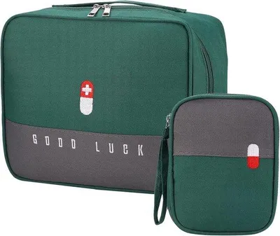 Image de Kit de premiers secours de voyage étanche, 2 pièces