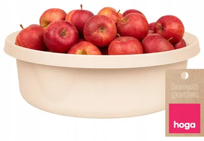 Produktbild von Hoga Runde Küchenschüssel 9L Beige Kunststoff