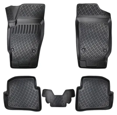 Produktbild von 3D Auto Fussmatten passend für Skoda Fabia (2.Gen) 2007-2014
