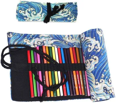 Produktbild von Wandtafelhalter für Künstler, Kunststoff, 36 Fächer, blau, Waschbar