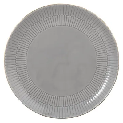 Produktbild von Seltmann Weiden Amina silbergrau/Goldrand Speiseteller 27,5 cm