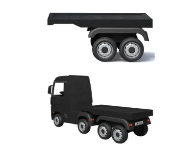 Immagine prodotto di HL358 Semirimorchio per veicoli neri Mercedes Actros