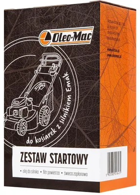 Obrázok produktu pre Oleo-Mac SERVISNÁ START-UP SADA pre kosačky s motorom OLEOMAC / EMAK / LONCIN / VICTUS / EFCO - VZDUCHOVÝ FILTER / ZAPALOVACIA VLOŽKA RN9YC Champion / MOTOROVÝ OLEJ 10W30 4T MOTOROVÝ OLEJ 10W30 SAE30 0,6 l pre 4-taktné motory