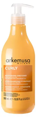 Obrázek produktu pro Muster & Dikson | Arkemusa Curly – Hydratační kondicionér – Péče o kudrnaté vlasy – Kyselina hyaluronová – 500 ml