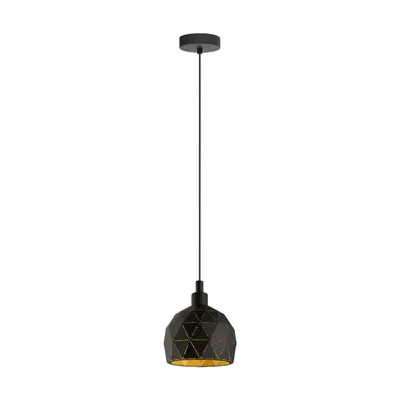 Zdjęcie produktu dla EGLO Roccaforte, Czarny, Złoto, Czarny, Złoto, Stal, Okrągły, Wewnętrzna, IP20