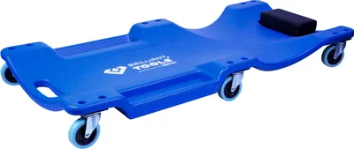 Obrázek produktu pro Brilliant Tools Dílenská lavice na kolečkách BT156905 Dílenská lavice na kolečkách pro montáž automobilů Dílenská lavice na kolečkách, polstrovaná opěrka hlavy