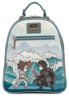 Productafbeelding van Loungefly Rugzak Star Wars: Rey en Kylo, 27 cm - Premium, comfortabel en functioneel