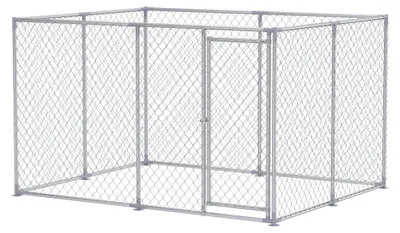 Produktbild von Hunderennen – Hundekäfig – Hundezwinger – Hundehütte – Tierrennen – 250x200x150 cm – Verzinkter Stahl