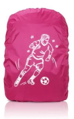 Immagine prodotto di Copertura impermeabile per zaino da 35 litri, riflettente, impermeabile, per bambini, colore rosa