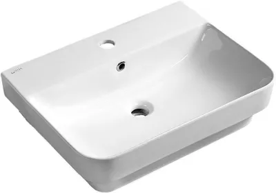 Obrázok produktu pre SOTT AQUA keramické umývadlo na zabudovanie 57x44cm, biele
