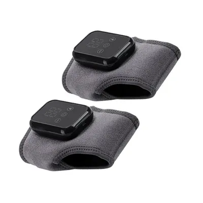 Produktbild von 2 Stück Fuß- & Knöchel-Massagegerät mit Wärme – 2000mAh Wiederaufladbar, 3 Heizstufen & 3 Vibrationsmodi, 15 Min Timer