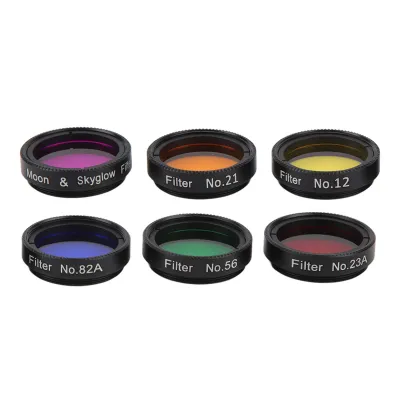Zdjęcie produktu dla Filtry do teleskopu, filtr księżycowy do teleskopu, zestaw kolorowych filtrów do teleskopu, zestaw filtrów do okularu teleskopu, filtr księżycowy do teleskopu, zestaw filtrów do teleskopu
