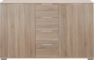 Produktbild von Schlafzimmer Sideboard in Eiche sägerau Nb. ELSTRA-43, B/H/T ca. 130/83/41 cm