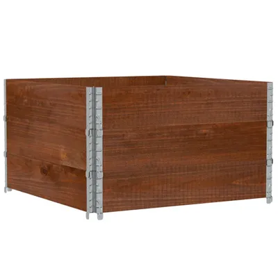 Immagine prodotto di vidaXL Fioriera marrone 100x100 cm in legno di pino massiccio
