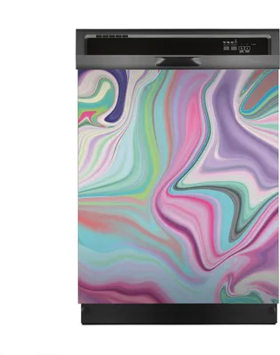 Produktbild von Aufkleber sticker 60x70 cm Dekorative folie Spülmaschine - Farbig Mosaik Abstrakt