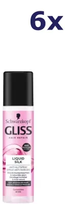 Productafbeelding van 6x Gliss Liquid Silk Anti-klit spray, 200 ml