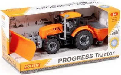 Produktbild von POLESIE Polesie 91772 Fortschrittstraktor für die Schneeentfernung in der Schachtel