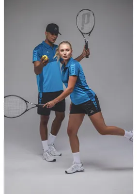 Produktbild von Erima Six Wings Poloshirt Curaçao/Mykonos - 40