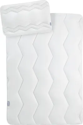 Produktbild von Baby Bett SET Welle, Kopfkissen und Bettdecke
