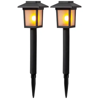 Produktbild von Star Trading Solar-Fackel Flame mini 2er-Set