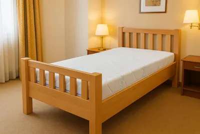 Produktbild von Komfortbett Kernbuche 44cm Bettseitenhöhe Seniorenbett 100x200 #3320