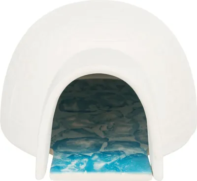 Produktbild von TRIXIE Iglu mit Kühlplatte - weiß - 13 × 9 × 15 cm