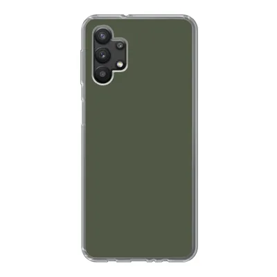 Produktbild von MuchoWow® Handyhülle Schutzhülle Hülle für Samsung Galaxy A32 5G Grün - Olive - Farbe - Grün - Fest - Olivgrün Silikon Softcase Handy Hülle - Softcase