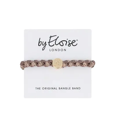 Produktbild von By Eloise London Gold Circle Woven Mocha