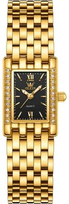 Obrázek produktu pro Elegantní dámské hodinky OLEVS PT-41449 - Černá/Zlatá KP41449