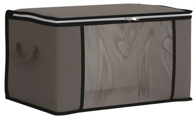 Immagine prodotto di vidaXL Contenitore con finestra laterale trasparente Grigio