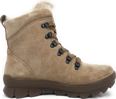 Imagen del producto de Zapatos de mujer Legero Novara, botas de cordones, color beige, para uso casual