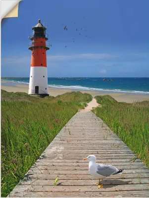 Produktbild von ARTland Wandbild, selbstklebend Der Weg zum Meer Größe: 90x120 cm