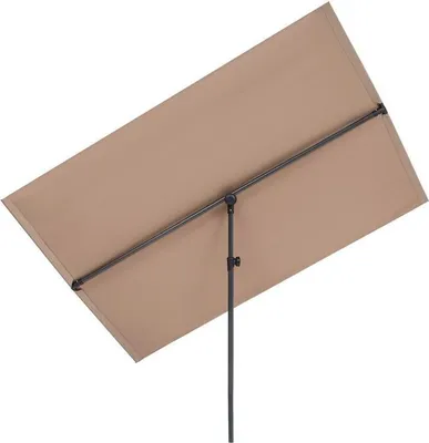 Produktbild von Blumfeldt Flex-Shade XL Sonnenschirm Sonnenschutz ,Fläche: 150 x 210 cm ,Material: Polyester ,UV-Schutzfaktor 50 ,Aluminium-Standbein ,wasserabweisend ,taupe