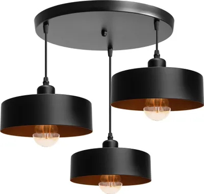 Image de Lampe Suspendue Toolight APP1334-3CP Black