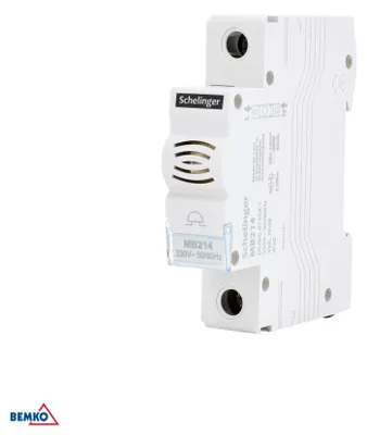 Productafbeelding van SCHELINGER deurbel, geschikt voor DIN-rail, 230 V AC