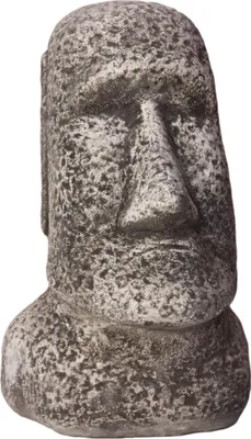 Produktbild von Osterinsel aus Steinguss für den Garten, Frostfest Witterungsbeständig und Neu, 30cm Höhe, 17cm Breite, 18cm Tiefe, ca 10kg, PO-1776