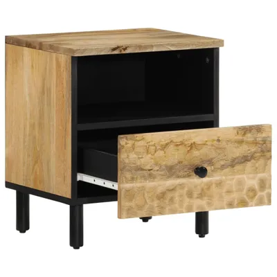 Zdjęcie produktu dla vidaXL Szafka nocna 40x33x46 cm z litego drewna mango
