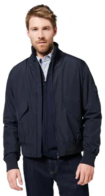 Immagine prodotto di Giacca bomber da uomo Tommy Hilfiger, pieghevole, con colletto a baseball, colore blu (Desert Sky)