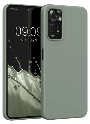Produktbild von kwmobile Handyhülle für Xiaomi Redmi Note 11 Pro / Note 11 Pro (5G) / Note 12 Pro (4G) Hülle - Case Silikon - Kabelloses Laden - Schutzhülle Cover in