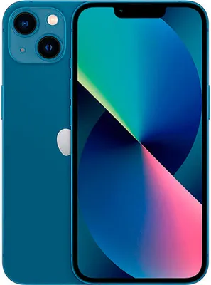 Produktbild von Apple iPhone 13 15,5 cm (6.1 Zoll) Dual-SIM iOS 15 5G 256 GB Blau