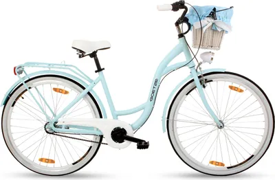 Produktbild von Goetze Style 28 | 18 Zoll ALU City Bike Damen Fahrrad, 3-Gang Nabenschaltung mit Rücktritt, Korb inkl.