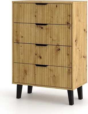 Produktbild von Kommode modern 4 Schubladen Scandi Slim