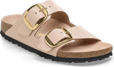 Produktbild von Birkenstock - Damen - Arizona Hausschuhe Mit Großer Schnalle - Beige - Gr. 37