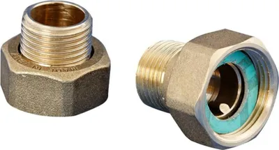 Produktbild von Wilo Verschraubungen Messing 1/2/15mm x 1 Zoll per Paar, 1 Stk.
