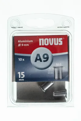 Produktbild von NOVUS Nietmutter M 6 X 15 ALU 10ST