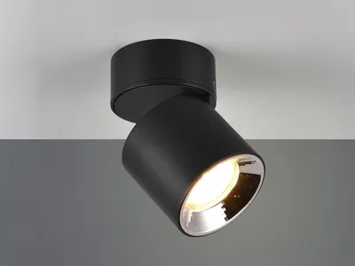 Produktbild von LED Deckenstrahler GUAYANA Schwarz matt 1 flammig