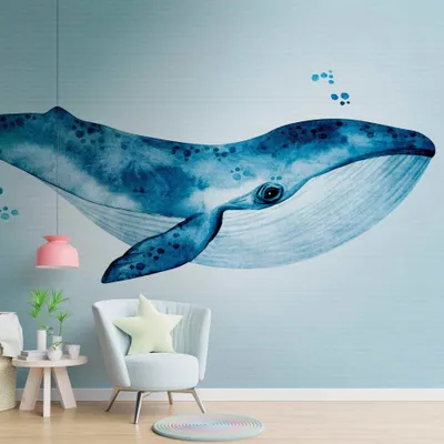 Zdjęcie produktu dla A.S. Creation Livingwalls Tapeta The Wall 383001 Jedna rolka Jeden motyw 3,71 x 2,80 m Fish Blue