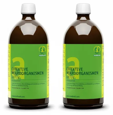 Produktbild von 2x Effektive Mikroorganismen Aktiv (EMa) Bodenhilfsstoff 1 Liter