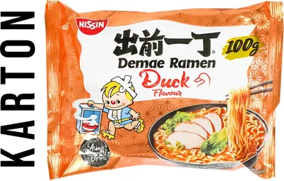 Produktbild von Nissin Ramen Nudeln Ente Geschmack 30x100g